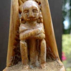 TANIMBARRAJALETImmAUTHENTICOLD~BONEALTAR~SculptureStatueIndonesia