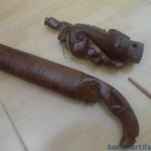OLDBAMBOOBATAKGiantmmWATERBOTTLEStatueBoxJewelryMedicineContainer