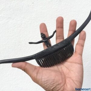 SISIRBATAKHAIRPINmmCROWNCombHeaddressPinStatueFigureTribalJewelry