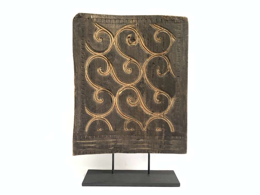 #8 Wall Artifact (410mm x 335mm) Tongkonan Toraja Old Wall Panel Painting Drawing Wood Carving #8 Wall Artifact (410mm x 335mm) Tongkonan Toraja Old Wall Panel Painting Drawing Wood Carving