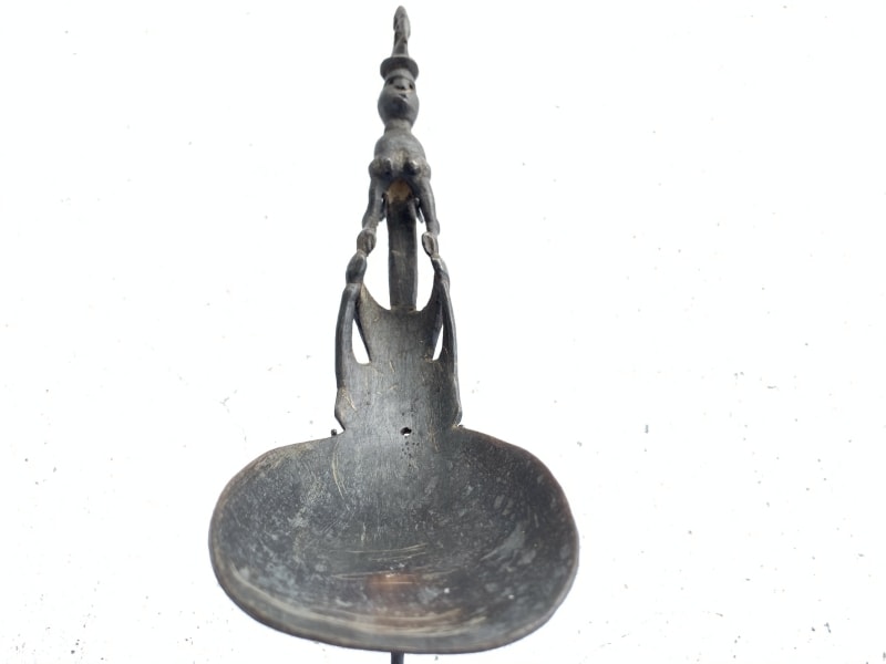 RARE XXL SPOON 240mm CATTLE HORN Native Scoop asian collection Artifact #3 RARE XXL SPOON 240mm CATTLE HORN Native Scoop asian collection Artifact #3