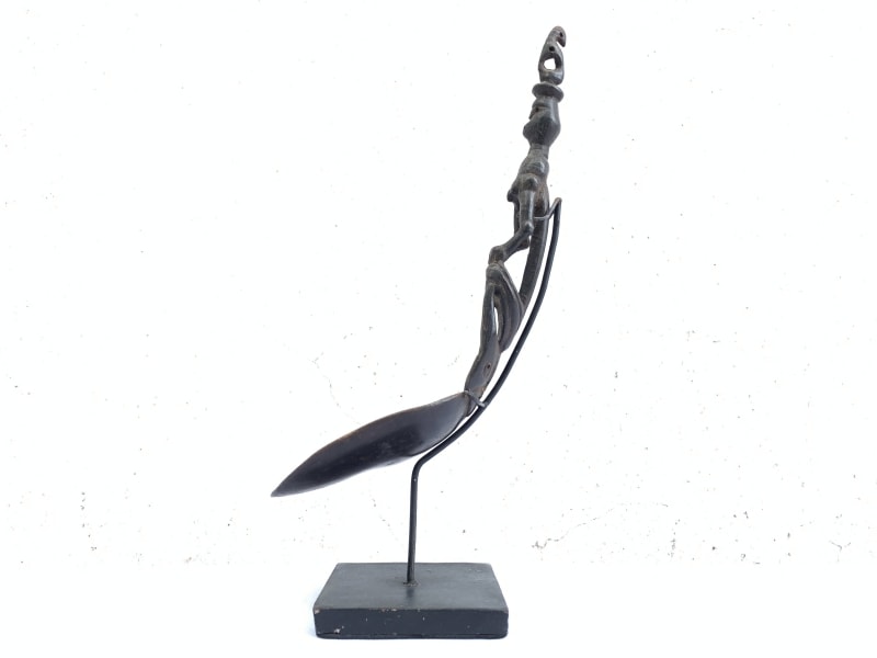 RARE XXL SPOON 240mm CATTLE HORN Native Scoop asian collection Artifact #3 RARE XXL SPOON 240mm CATTLE HORN Native Scoop asian collection Artifact #3