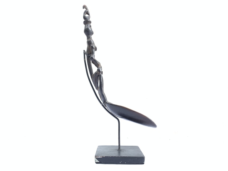 RARE XXL SPOON 240mm CATTLE HORN Native Scoop asian collection Artifact #3 RARE XXL SPOON 240mm CATTLE HORN Native Scoop asian collection Artifact #3