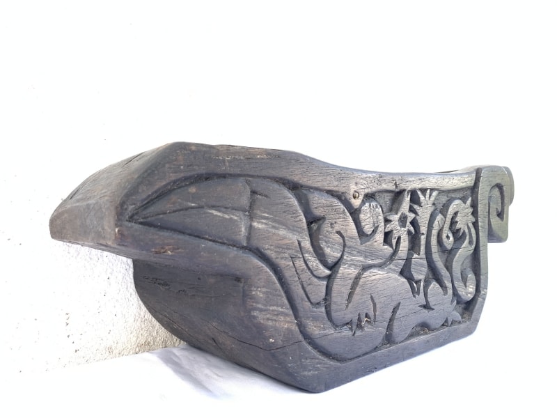 BORNEO IRONWOOD ARTIFACT 14 lb XXXL ANTIQUE MEDICINE TRAY Traditional Pounder Dayak Tribe Tribal BORNEO IRONWOOD ARTIFACT 14 lb XXXL ANTIQUE MEDICINE TRAY Traditional Pounder Dayak Tribe Tribal
