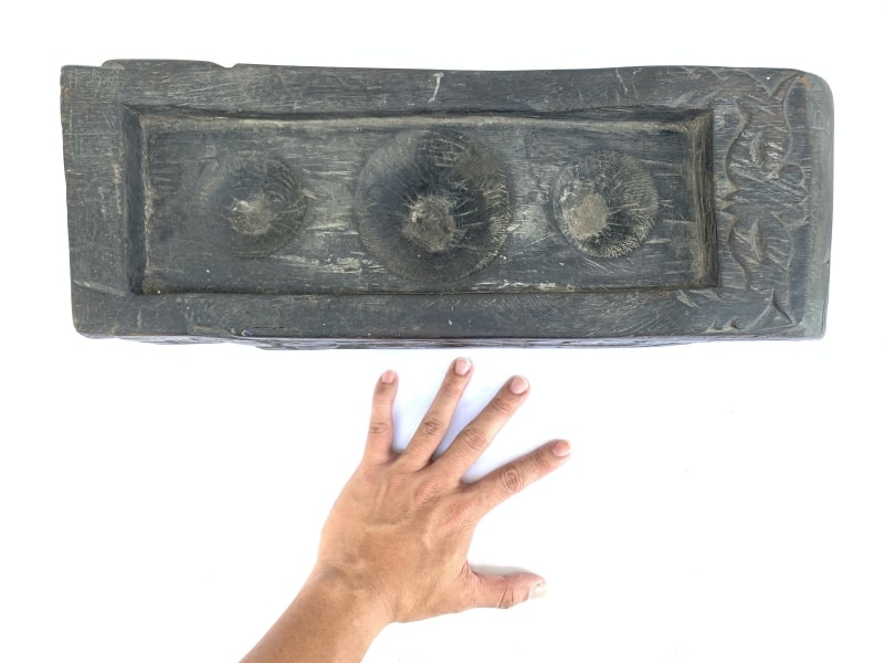 BORNEO IRONWOOD ARTIFACT 14 lb XXXL ANTIQUE MEDICINE TRAY Traditional Pounder Dayak Tribe Tribal BORNEO IRONWOOD ARTIFACT 14 lb XXXL ANTIQUE MEDICINE TRAY Traditional Pounder Dayak Tribe Tribal