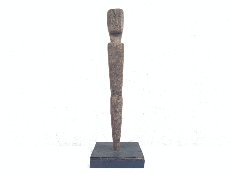 ANTIQUE ANCESTRAL Rice Field Guardian STATUE IMAGE POLE borneo Sculpture Icon Borneo #3 ANTIQUE ANCESTRAL Rice Field Guardian STATUE IMAGE POLE borneo Sculpture Icon Borneo #3