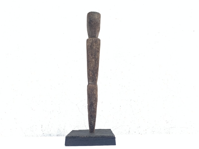ANTIQUE ANCESTRAL Rice Field Guardian STATUE IMAGE POLE borneo Sculpture Icon Borneo #3 ANTIQUE ANCESTRAL Rice Field Guardian STATUE IMAGE POLE borneo Sculpture Icon Borneo #3