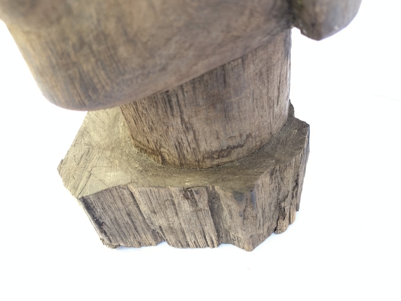 DAYAK HEAD WOODEN SKULL FACIAL 12.5 lb Statue Sculpture Primitive Figure Borneo DAYAK HEAD WOODEN SKULL FACIAL 12.5 lb Statue Sculpture Primitive Figure Borneo