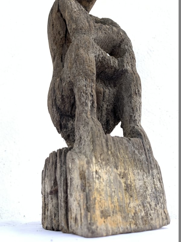 LUBOK BRUTAN BORNEO 420mm WEATHERED STATUE Antique tribal Sculpture LUBOK BRUTAN BORNEO 420mm WEATHERED STATUE Antique tribal Sculpture