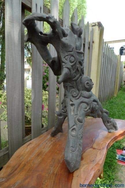 female version xl 660mm abstract dayak sculpture old statue wooden figure borneo FEMALEVERSIONXLmmABSTRACTDAYAKSCULPTUREOldStatueWoodenFigureBorneo