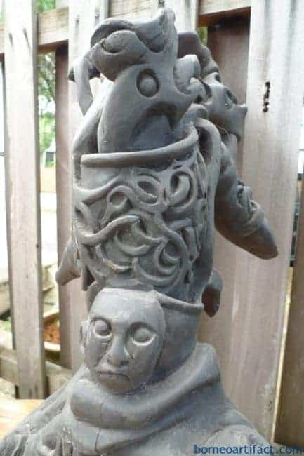 female version xl 660mm abstract dayak sculpture old statue wooden figure borneo FEMALEVERSIONXLmmABSTRACTDAYAKSCULPTUREOldStatueWoodenFigureBorneo
