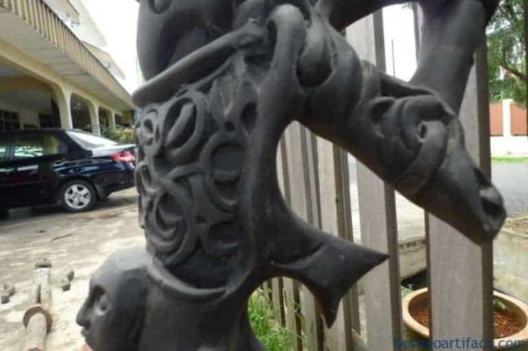 female version xl 660mm abstract dayak sculpture old statue wooden figure borneo FEMALEVERSIONXLmmABSTRACTDAYAKSCULPTUREOldStatueWoodenFigureBorneo