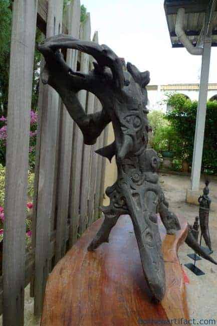 female version xl 660mm abstract dayak sculpture old statue wooden figure borneo FEMALEVERSIONXLmmABSTRACTDAYAKSCULPTUREOldStatueWoodenFigureBorneo