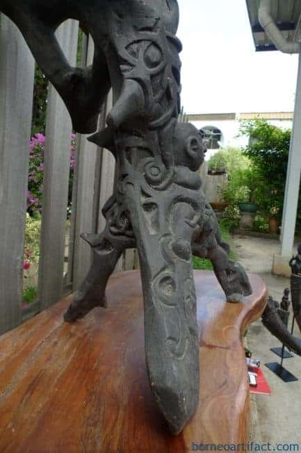 female version xl 660mm abstract dayak sculpture old statue wooden figure borneo FEMALEVERSIONXLmmABSTRACTDAYAKSCULPTUREOldStatueWoodenFigureBorneo