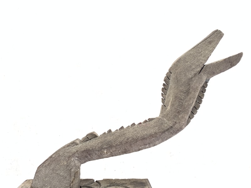 ANTIQUE SERPENT STATUE Figure Animal Sculpture Asian Home Bar Furniture Enhancer ANTIQUE SERPENT STATUE Figure Animal Sculpture Asian Home Bar Furniture Enhancer