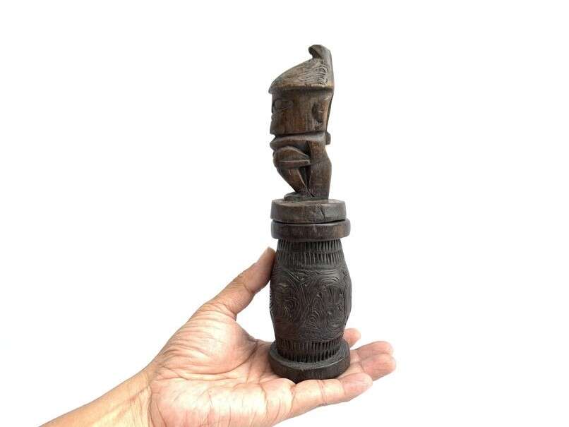 Betel Nut Container 225mm Sirih Medicine Powder Jewelry Jewel Box Chamber Batak Indonesia Betel Nut Container 225mm Sirih Medicine Powder Jewelry Jewel Box Chamber Batak Indonesia