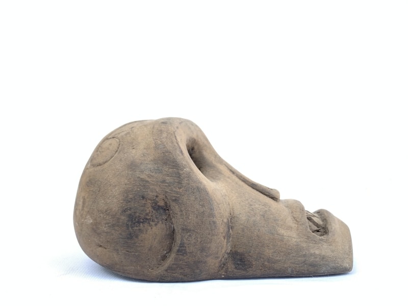 BORNEO SKULL MASK 160x110mm Tribal Face Facial Artefact Wall Pub Garden Deco Art BORNEO SKULL MASK 160x110mm Tribal Face Facial Artefact Wall Pub Garden Deco Art