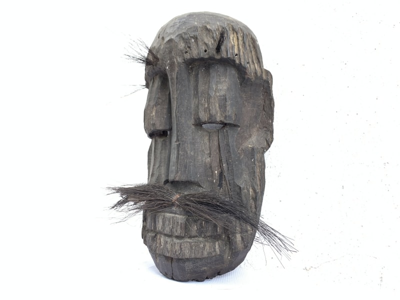 TOPENG DAYAK AHE 310mm PELAIK Native MASK Borneo Facial Face Dyak Tribe Artifact TOPENG DAYAK AHE 310mm PELAIK Native MASK Borneo Facial Face Dyak Tribe Artifact