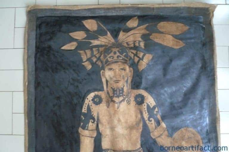 #3 oil painting: 1390 x 900mm dayak hunter figure sculpture art drawing headhunter #OILPAINTING:xmmDAYAKHUNTERFIGURESculptureDrawingHeadhunter