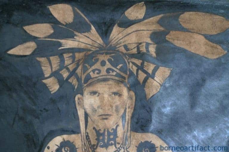 #3 oil painting: 1390 x 900mm dayak hunter figure sculpture art drawing headhunter #OILPAINTING:xmmDAYAKHUNTERFIGURESculptureDrawingHeadhunter