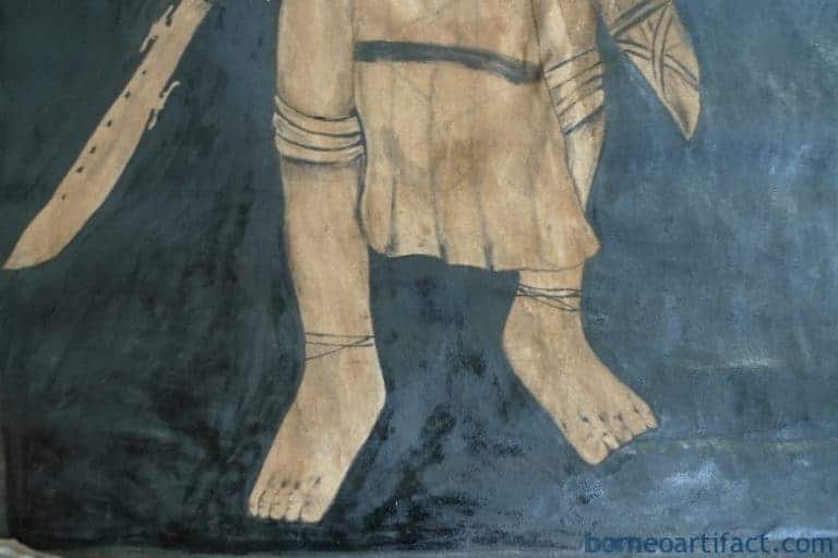 #3 oil painting: 1390 x 900mm dayak hunter figure sculpture art drawing headhunter #OILPAINTING:xmmDAYAKHUNTERFIGURESculptureDrawingHeadhunter