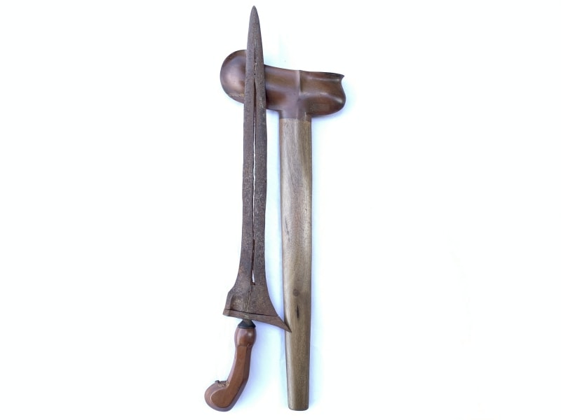 CENDANA 510mm EXPENSIVE WOOD KERIS Weapon Knife Sword Dagger Kris Blade Silat CENDANA 510mm EXPENSIVE WOOD KERIS Weapon Knife Sword Dagger Kris Blade Silat