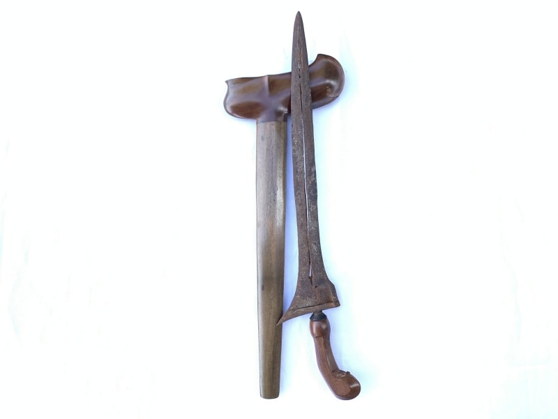 CENDANA 510mm EXPENSIVE WOOD KERIS Weapon Knife Sword Dagger Kris Blade Silat CENDANA 510mm EXPENSIVE WOOD KERIS Weapon Knife Sword Dagger Kris Blade Silat