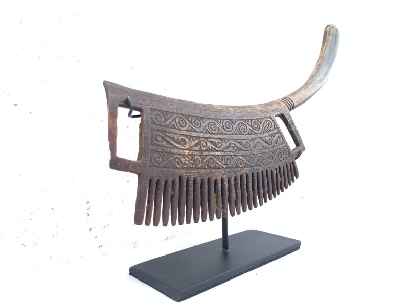 TRIBAL COMB 275mm BATAK KARO Sculpture Hair Jewelry Jewel Hair Accessories Art TRIBAL COMB 275mm BATAK KARO Sculpture Hair Jewelry Jewel Hair Accessories Art