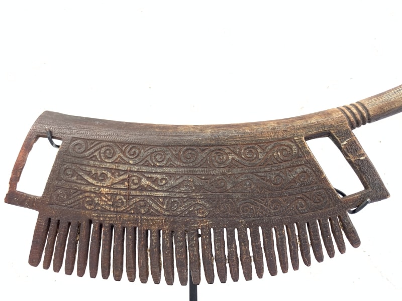 TRIBAL COMB 275mm BATAK KARO Sculpture Hair Jewelry Jewel Hair Accessories Art TRIBAL COMB 275mm BATAK KARO Sculpture Hair Jewelry Jewel Hair Accessories Art