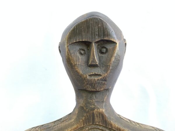 KABIRU PANEL 380mm SUMBA INDONESIA Tribal Panel Cutting Board Statue Figure Wood Carving