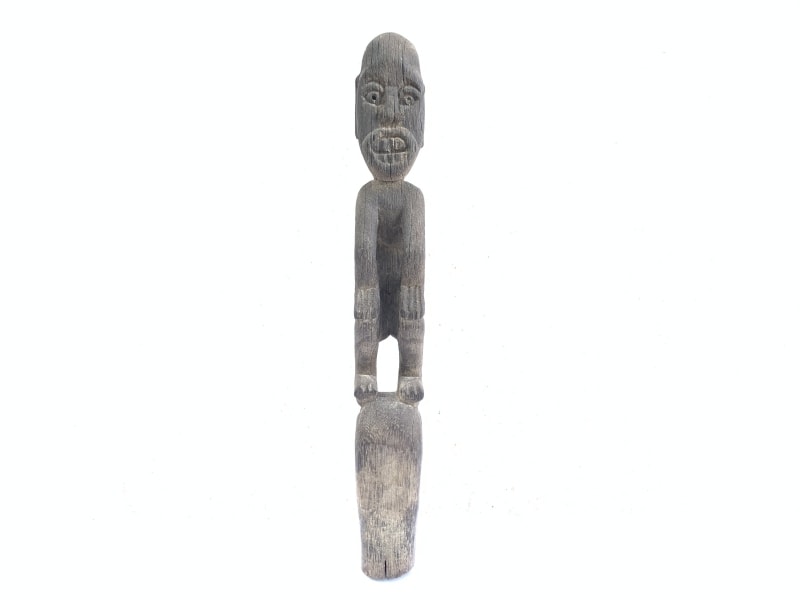 Hampatong GUARDIAN POLE 410mm ANTIQUE Tribal Statue Handmade Sculpture Eroded Primitive Figure Hampatong GUARDIAN POLE 410mm ANTIQUE Tribal Statue Handmade Sculpture Eroded Primitive Figure