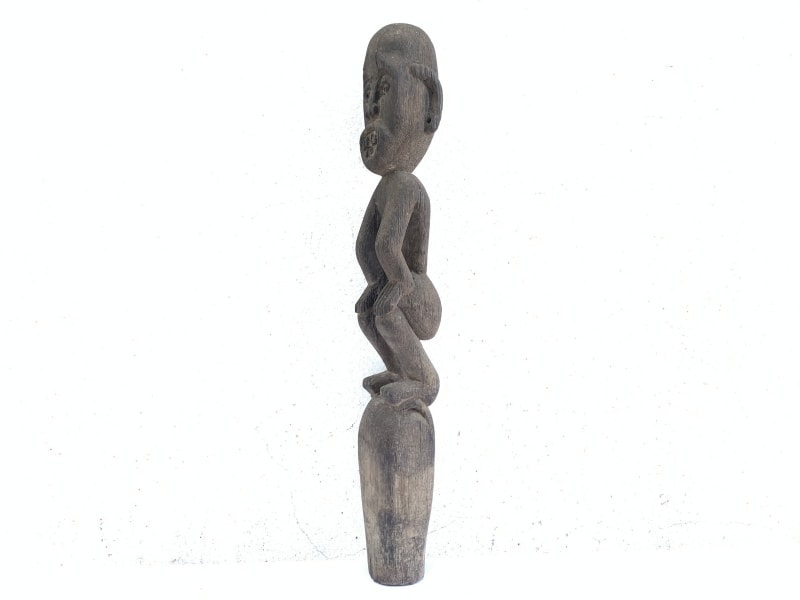Hampatong GUARDIAN POLE 410mm ANTIQUE Tribal Statue Handmade Sculpture Eroded Primitive Figure Hampatong GUARDIAN POLE 410mm ANTIQUE Tribal Statue Handmade Sculpture Eroded Primitive Figure