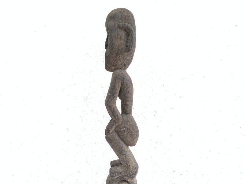 Hampatong GUARDIAN POLE 410mm ANTIQUE Tribal Statue Handmade Sculpture Eroded Primitive Figure Hampatong GUARDIAN POLE 410mm ANTIQUE Tribal Statue Handmade Sculpture Eroded Primitive Figure