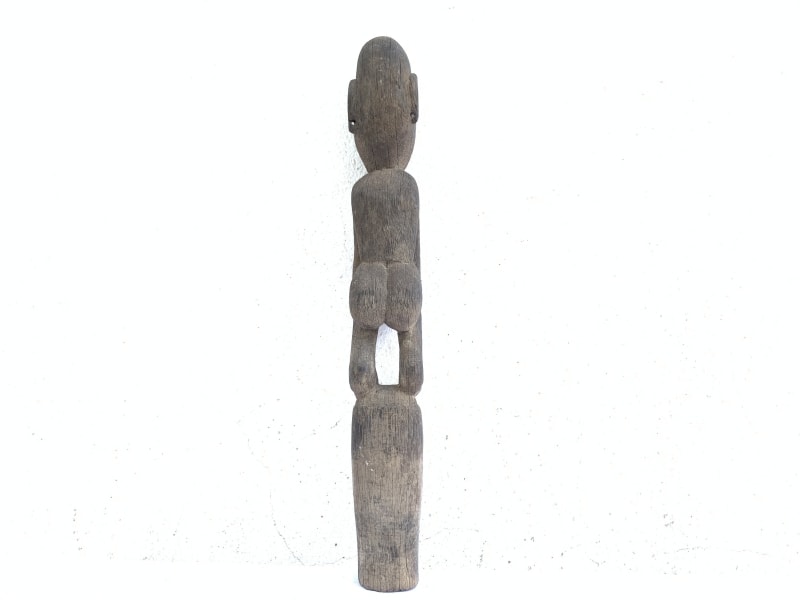 Hampatong GUARDIAN POLE 410mm ANTIQUE Tribal Statue Handmade Sculpture Eroded Primitive Figure Hampatong GUARDIAN POLE 410mm ANTIQUE Tribal Statue Handmade Sculpture Eroded Primitive Figure