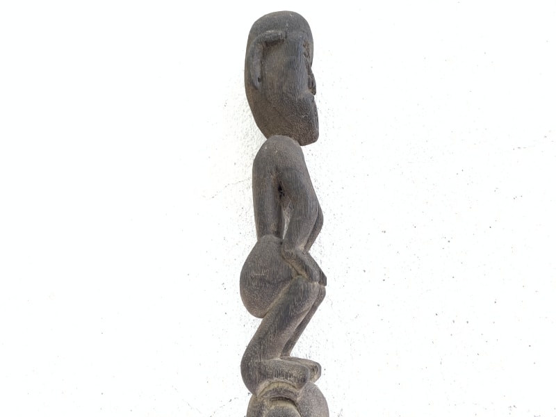Hampatong GUARDIAN POLE 410mm ANTIQUE Tribal Statue Handmade Sculpture Eroded Primitive Figure Hampatong GUARDIAN POLE 410mm ANTIQUE Tribal Statue Handmade Sculpture Eroded Primitive Figure