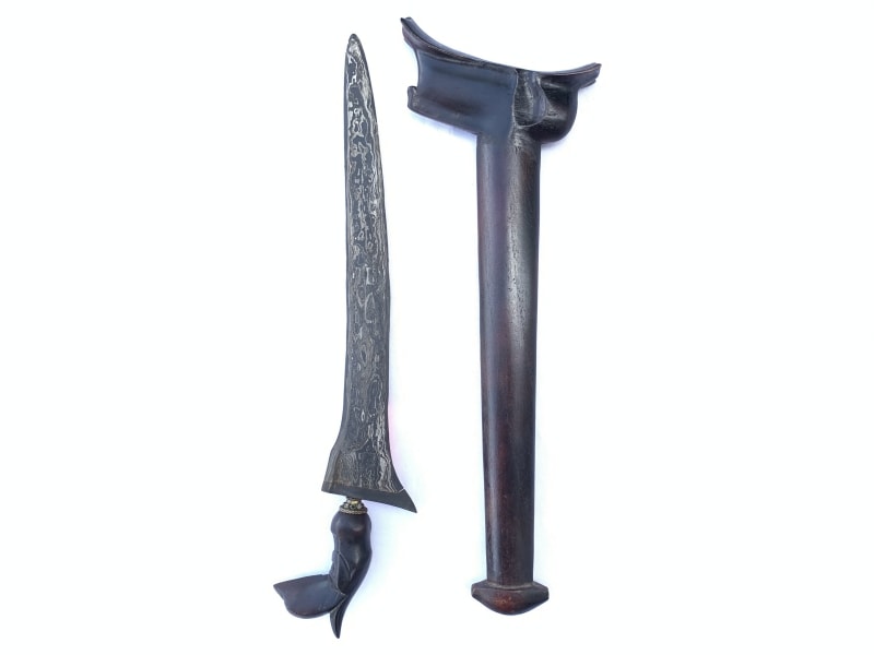 KERIS PALEMBANG 500mm STRAIGHT BLADE Weapon Knife Dagger Sword Kris Kriss Arms KERIS PALEMBANG 500mm STRAIGHT BLADE Weapon Knife Dagger Sword Kris Kriss Arms