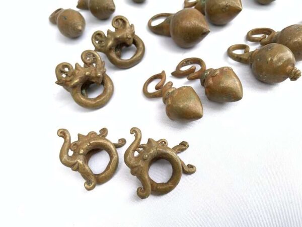 Tribal Earrings (Complete collection) 10 pairs 1250g Dangle Earring Jewelry Ear Weight Plug Stud Body Piercing Tattoo Brass Dayak Borneo