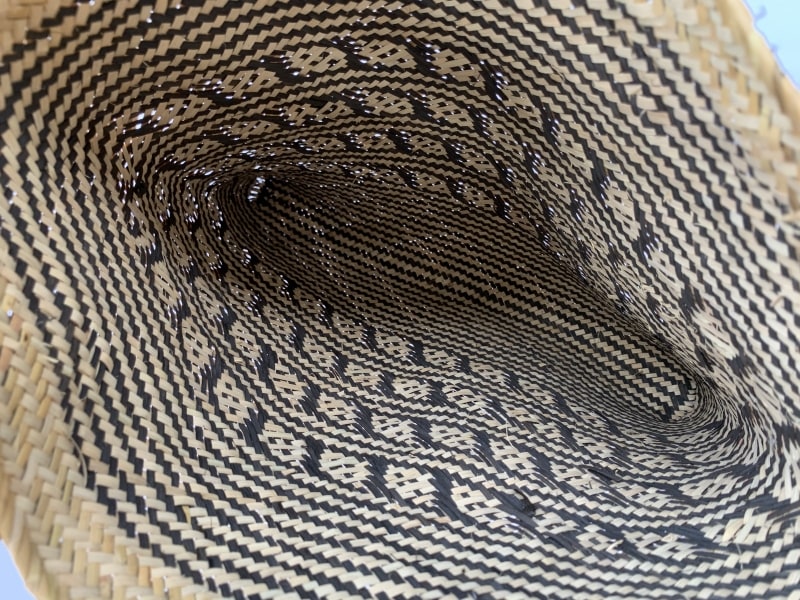 TRADITIONAL RATTAN BAG 310x300mm Rectangular Shoulder Tote Handbag Ajat Weaving Handmade Tribal #5 TRADITIONAL RATTAN BAG 310x300mm Rectangular Shoulder Tote Handbag Ajat Weaving Handmade Tribal #5