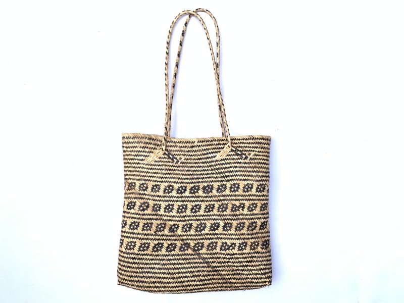 TRADITIONAL RATTAN BAG 310x300mm Rectangular Shoulder Tote Handbag Ajat Weaving Handmade Tribal #5 TRADITIONAL RATTAN BAG 310x300mm Rectangular Shoulder Tote Handbag Ajat Weaving Handmade Tribal #5