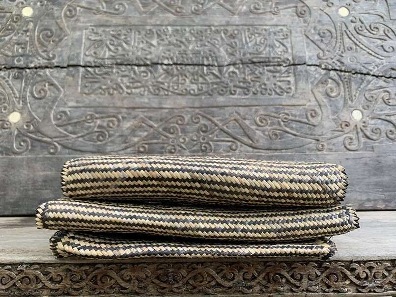 Traditional Bag (3 Pieces) Shoulder Bag Weaving Basket Tote Handmade Handbag Rattan Fiber Art Traditional Bag (3 Pieces) Shoulder Bag Weaving Basket Tote Handmade Handbag Rattan Fiber Art