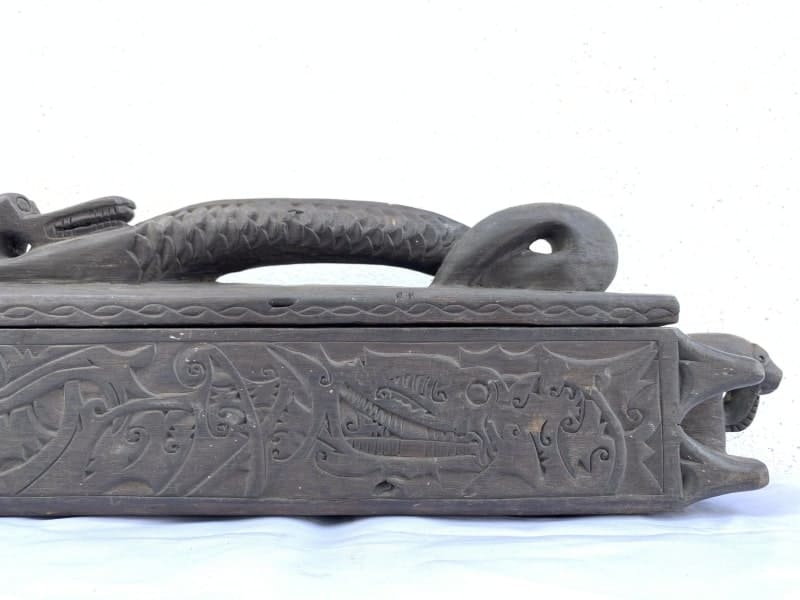 Aristocrat Tribal Container 970mm Giant Sword Box Jewelry Medicine Documents Keeper Borneo Aristocrat Tribal Container 970mm Giant Sword Box Jewelry Medicine Documents Keeper Borneo