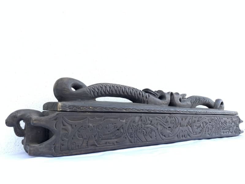 Aristocrat Tribal Container 970mm Giant Sword Box Jewelry Medicine Documents Keeper Borneo Aristocrat Tribal Container 970mm Giant Sword Box Jewelry Medicine Documents Keeper Borneo