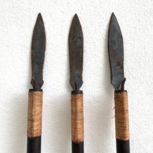 THREE SUMPIT 78″ / 1980mm TRADITIONAL BLOWPIPE Spear Primitive Hunting Weapon Knife Tribal Asia