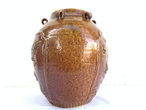 DRAGON JAR 330mm Beautiful Chinese Feng shui Vase Pot Porcelain Ceramic