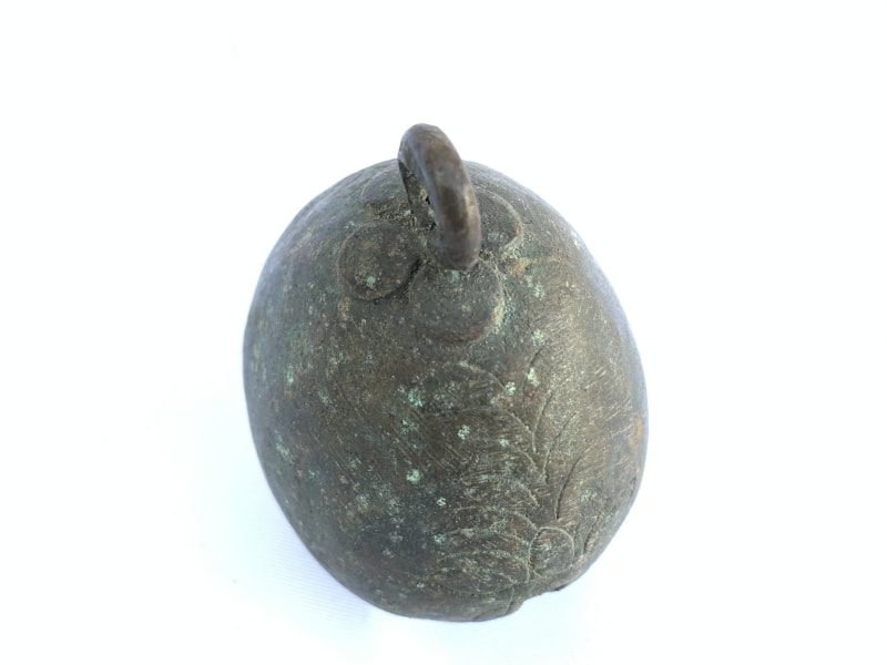 COW BELL 95mm ANTIQUE Herdsman Cattle Livestock Music Instrument Agricultural Tool Brass Cowbell COW BELL 95mm ANTIQUE Herdsman Cattle Livestock Music Instrument Agricultural Tool Brass Cowbell