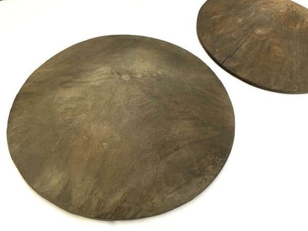 Gold Mining (1 Pair) 490mm Pan Panning Tray Wooden Ironwood Bowl Placer Mining Traditional Excavating Mineral