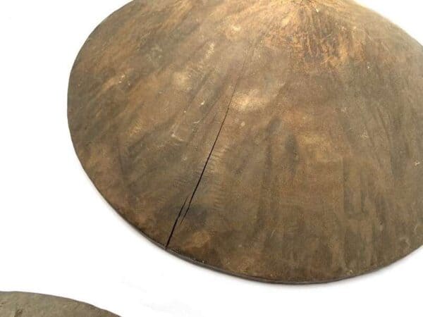 Gold Mining (1 Pair) 490mm Pan Panning Tray Wooden Ironwood Bowl Placer Mining Traditional Excavating Mineral