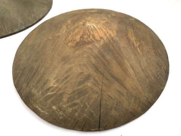 Gold Mining (1 Pair) 490mm Pan Panning Tray Wooden Ironwood Bowl Placer Mining Traditional Excavating Mineral