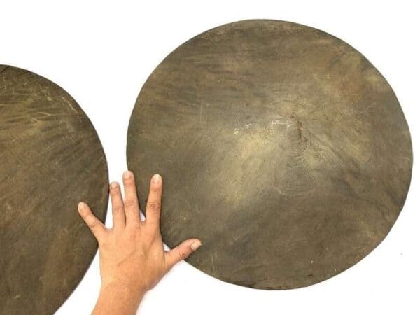 Gold Mining (1 Pair) 490mm Pan Panning Tray Wooden Ironwood Bowl Placer Mining Traditional Excavating Mineral