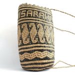 BORNEO BAG AJAT 350mm (Lintah/Leech Pattern) Fiber Art Backpack Handbag Tribal Carrier #6